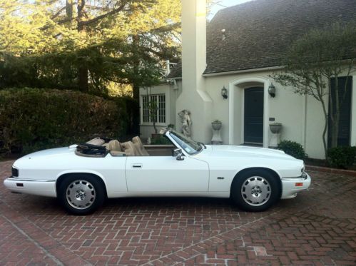 1996 jaguar xjs sport car stunningly gorgeous white with cashmere leather int