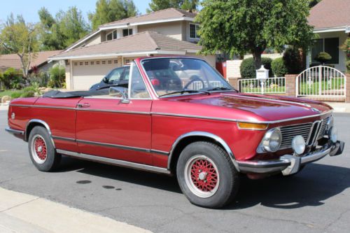 1970 bmw 1602 cabriolet convertible rare