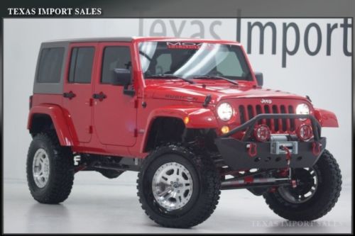 Moab industries 2014 wrangler rubicon unlimited,leather,8-inch lift,we finance