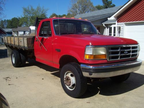 Very nice 1993 ford f 450 flat bed with chevrolet 454 big block w/18k