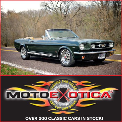 1965 ford mustang gt convertible - a code - rally pac - ac - c4 auto - video!!!!