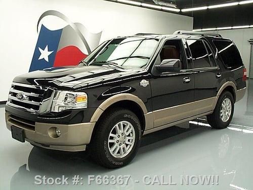 2012 ford expedition king ranch sunroof rear cam 1k mi! texas direct auto