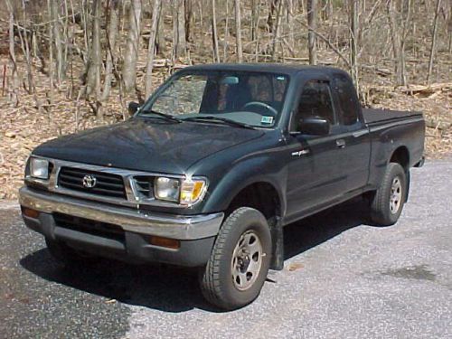 1996 toyota tacoma lx, 4x4 xtra cab truck, 2.7l 4 cylinder, auto., 123,974 miles