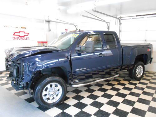 2012 chevrolet silverado 2500hd ext cab 4x4 15k no reserve salvage rebuildable