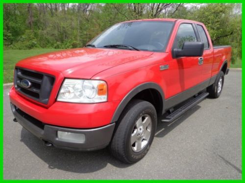 2004 ford f-150 fx4 ext cab 4x4 v-8 auto 1 own clean carfax no reserve auction