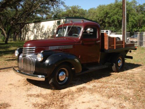 1946 chevrolet 1/2 ton flatbed truck