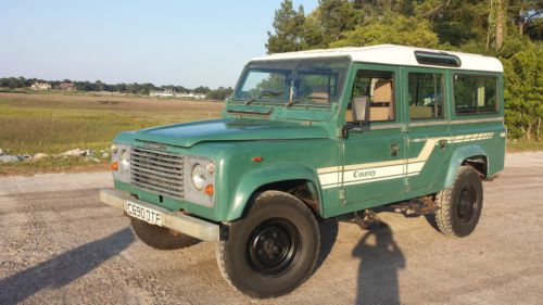 1985 landrover defender 110 v8 county station wagon with 31,700 genuine miles!!!