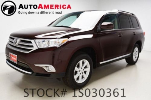 2011 toyota highlander 46k low miles bluetooth power mirrors 3 rows clean carfax