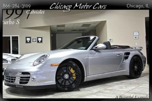 2012 porsche 911 turbo s cabriolet msrp$188k+ new! hard loaded perfect wow