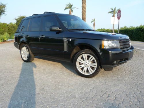 2011 land rover range rover-one owner-rare color combo-under warranty-loaded