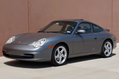 04 porsche carrera 911 coupe 2 owner carfax cert leather bose mroof heated sts!!