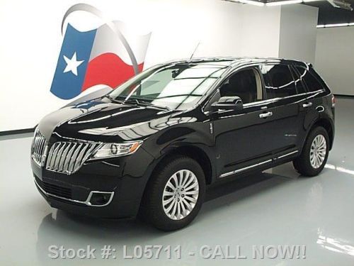 2013 lincoln mkx leather pwr liftgate blk on blk 6k mi texas direct auto