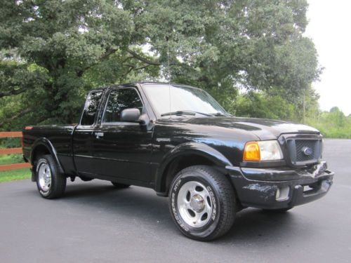 2004 ford ranger edge iii ext 4dr cab short bed 2wd (damaged-clean title)