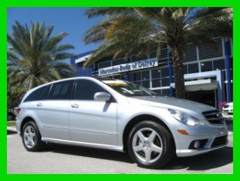 10 certified silver r-350 4matic awd 6-passenger suv *cd changer *navigation *fl