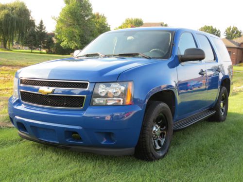 2010 chevrolet tahoe police ppv hwy cruiser 5.3l 6 spd auto 1-owner clear crfx