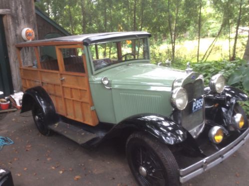 1930 ford model a woody station wagon 2 door