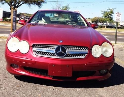 2003 mercedes benz sl500 hardtop convertible  * no reserve * 5 day auction only