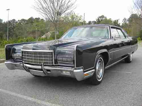 lincoln continental 1972 town door cars triple rare classic 2040 motor google