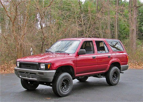 Rare 1991 5 speed 4runner custom rims rust free &amp; beautiful! 58 pics no reserve