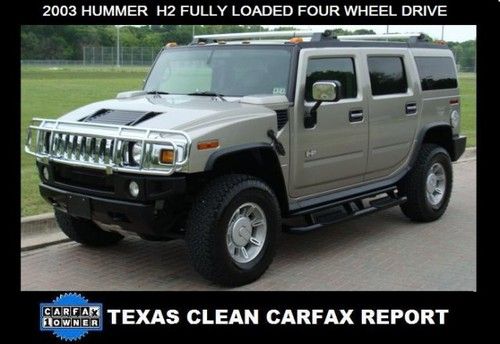 2003 hummer h2 power leather heated seats 3rd row seat