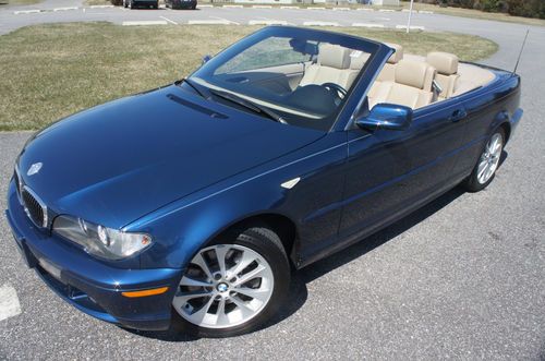 2005 bmw 330ci convertible for sale~low miles~sport package~salvage title