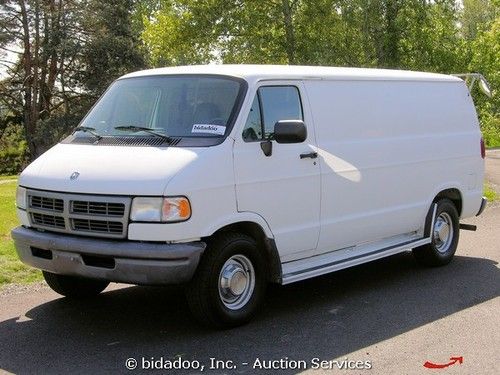 Dodge ram 2500 cargo van automatic 3-spd gasoline v6 air conditioning low miles