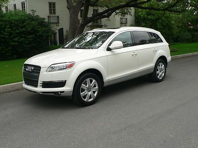 Q7 premium plus 7 pass nav pano roof hot weather pack 2 owner clean carfax nice