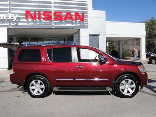 2012 nissan armada sl 5.6l v8 2wd certified pre-owned vehicle 18k miles
