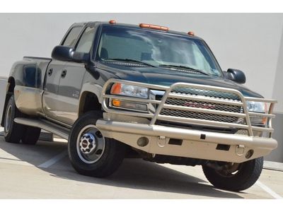 2003 gmc sierra 3500 sle crew diesel 4x4 dually l/bed truck clean hwy miles