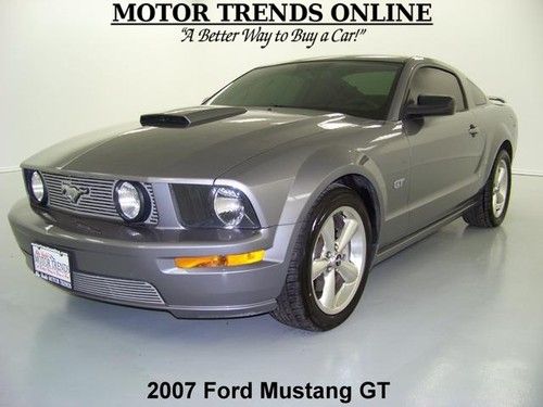 Gt deluxe shaker 500 leather htd seats 5 speed flowmasters 2007 ford mustang 50k