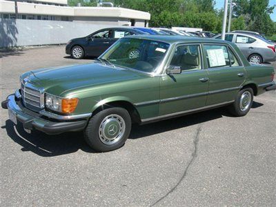 1976 mercedes 450 sel sedan, $$ no reverve $$ green/tan