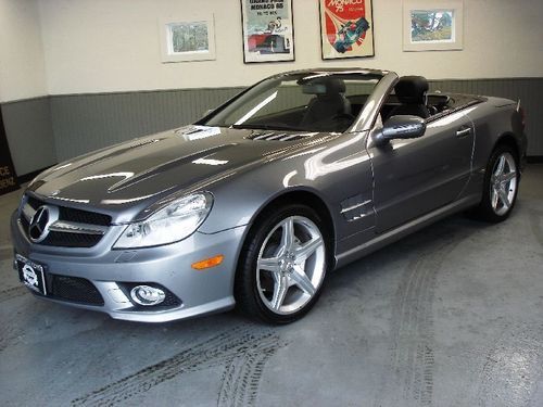 2009 mercedes-benz sl550 base convertible one owner !