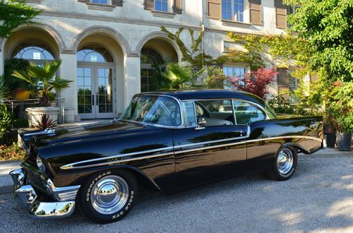 1956 original  / restored black bel air coupe - one owner 25+ years, power pack!
