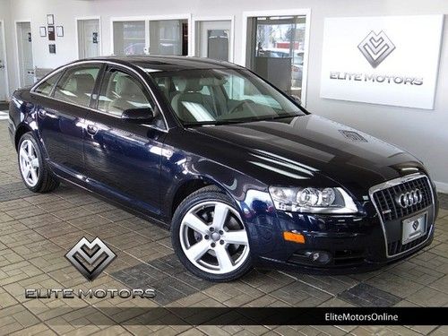 2008 audi a6 3.2l quattro htd frnt/rear sts xenons bose cd chngr low miles 1~own