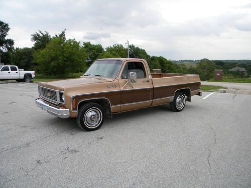 74 chevy cheyenne super 10, 350, automatic, 40k actual miles, 2wd, camper specia
