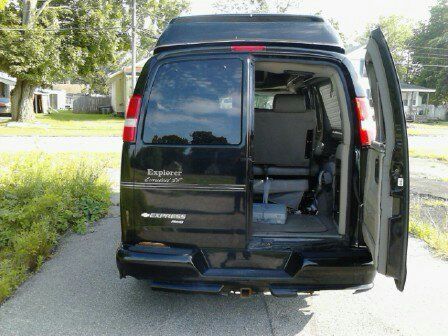 BLACK CHEVY SE HIGH TOP CONVERSION VAN EXPLORER PACKAGE US 1500000 BLACK CHEVY SE HIGH TOP CONVERSION VAN EXPLORER PACKAGE US 1500000