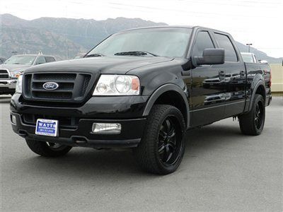 Ford f150 super crew fx4 4x4 leather custom wheels tires shortbed auto