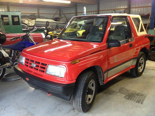 1991 chevrolet geo tracker auto air 4x4 soft top