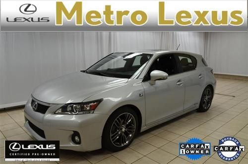 2012 lexus ct 200h premium navigation, certified, 1-owner