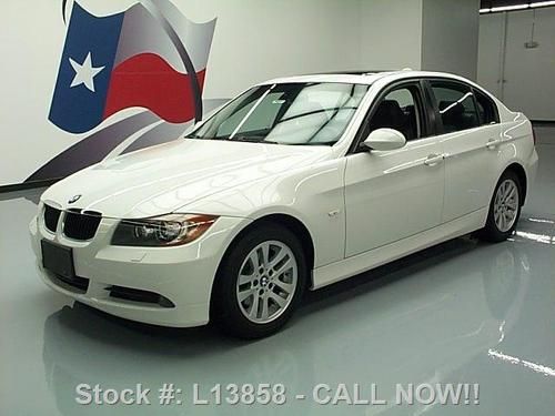 2007 bmw 328i sunroof htd leather cruise ctrl 61k miles texas direct auto