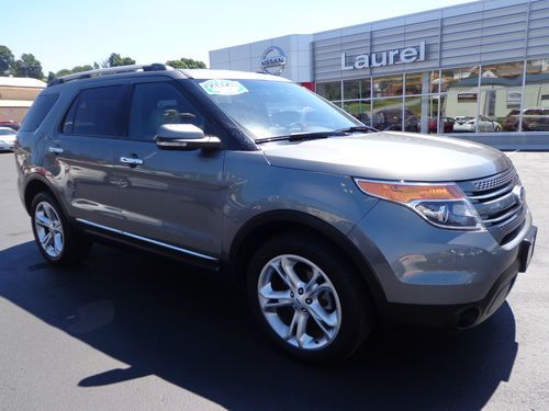 2013 ford explorer limited 3.5l v6 4x4 heated leather rear camera 3rd row video
