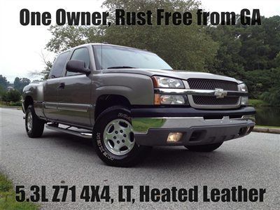 One owner from ga lt heated leather 5.3l v8 z71 4x4 offroad step side 4wd