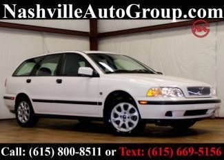 2000 white s40 wagon leather sunroof 1.9t tires loaded local trade trades