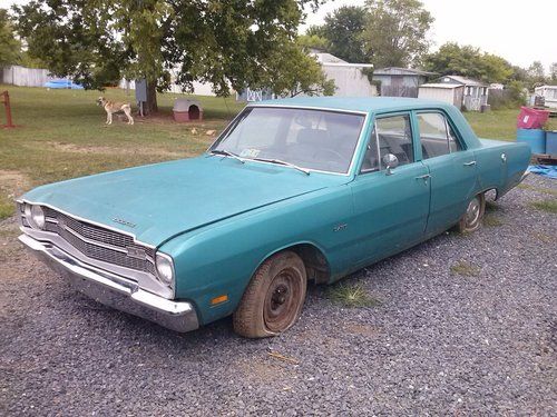 1969 dodge dart charger 225 4 dr sedan great barn find motor free nice project