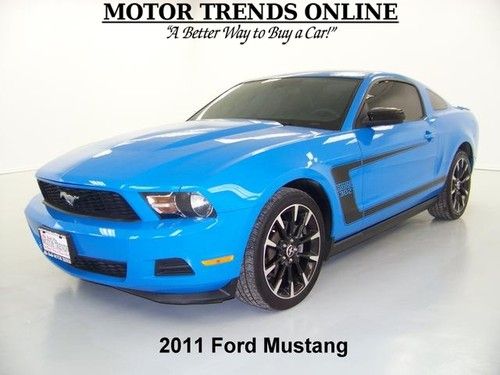 Boss 302 tribute stripes upgraded wheels leather htd seats 2011 ford mustang 31k
