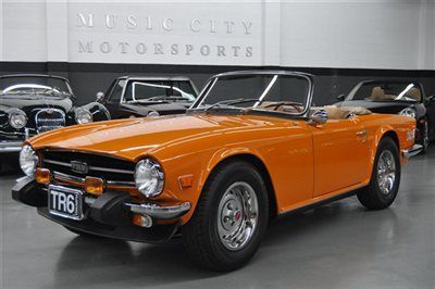 Well sorted strong tight rust free accident free tr6 with records