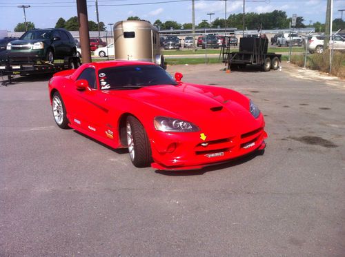 2003 dodge viper w/paxton supercharger 1300hp &amp; trailer