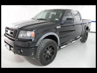 07 ford f150 4x4 crew cab fx4 leather, aftermarket wheels and tires, we finance!