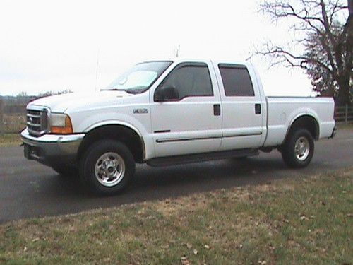 2000 ford f250 lariat 4x4 short bed crew cab diesel automatic