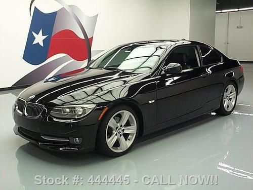 2011 bmw 328i coupe sport 6 spd sunroof blk on blk 70k texas direct auto